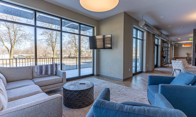 Milford Apartment | NEW Corporate Luxe Industrial Apartment in Downtown Milford