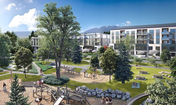 Lower Lonsdale Condo | New Condo in Parklike setting