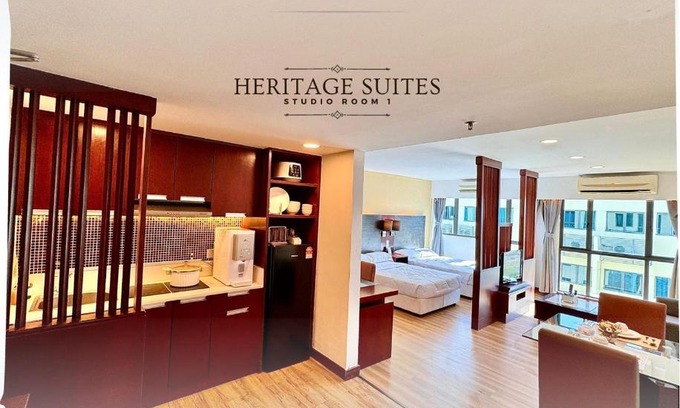 Kota Kinabalu Apartment | NEW HOMESTAY ! HERITAGE SUITES Near IMAGO Mall City Central , FREE HIGHSPEED WIFI & NETFLIX , KOTA KINABALU