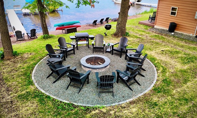 Spooner Cottage | NEW LAKE SIDE COTTAGE NORTH steps from the water of MCKENZIE LAKE, SPOONER WI