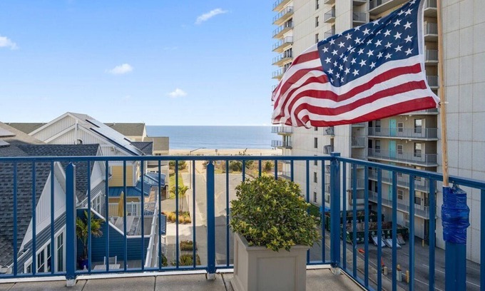 Midtown Ocean City Condo | New Listing! 2 BR Ocean Block Penthouse with a Huge Terrace and Ocean Views