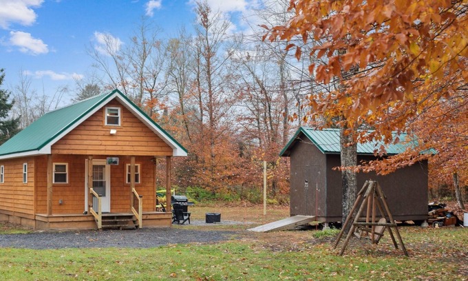 Cold Brook Cabin | NEW LISTING! Cozy Private Cabin on Snowmobile Trail by RedAwning