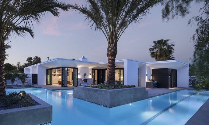 Palm Springs House | NEW LISTING - Escape to Paradise: Luxurious Architectural Gem + Stunning Pool