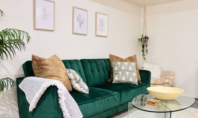 Palm Springs Condo | NEW LISTING Poolside Desert Condo Perfect for Long Term Stays