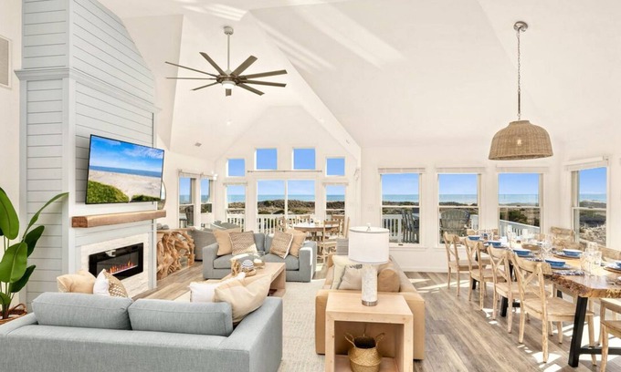 Salvo House | NEW Luxury 6BR Oceanfront Home | Private Pool, Hot Tub & Panoramic Views