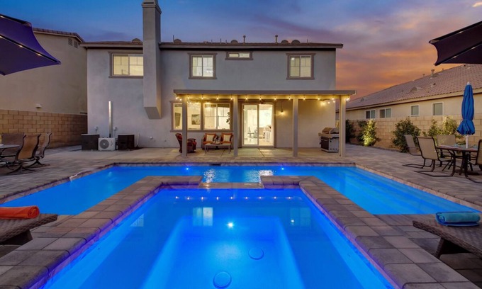 Coachella House | New Luxury Villa - Pool Spa Game Heaven