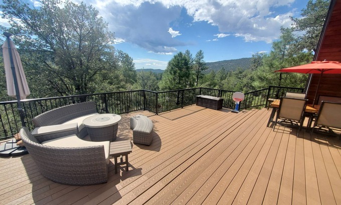 Strawberry Cabin | NEW* Modern A-Frame with Majestic Sunset Views
