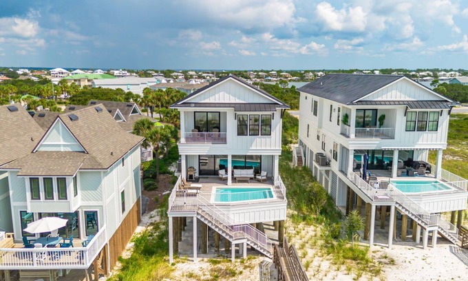 Ono Island House | NEW Rental! Azura - Private Pool Beach Home - Sleeps 24
