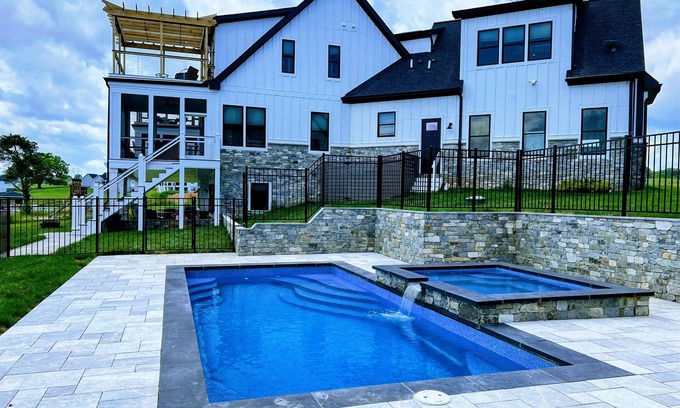 Mineral House | NEW Serene Lakefront Lake Anna, Beach, Dock, Pool