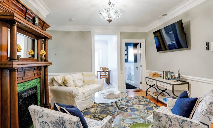 Historic District - North Apartment | New! Stunning & Historic 1800s Property Downtown 1/1 Apt Close to Food & Sights!