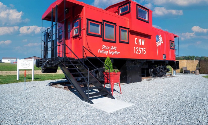 Fredericktown Apartment | New! The Caboose Roost, Sleeps 4