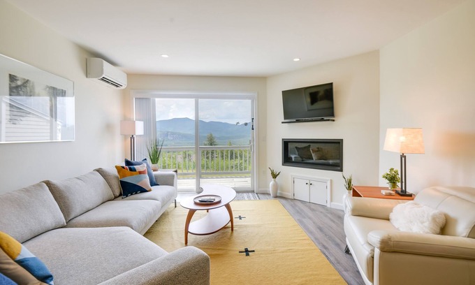 Intervale Condo | Newly Renovated Bartlett Condo w/Mountain Views!