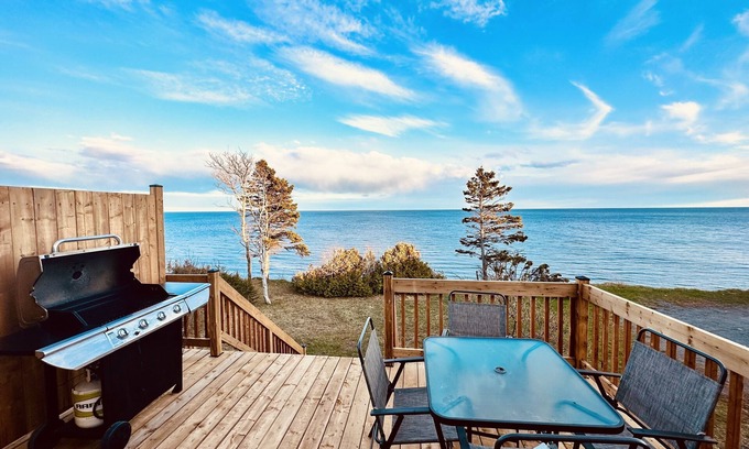 Pabos House | Newly Renovated Beach Home Steps Away from the Sea with 3 Bedrooms, queen beds.