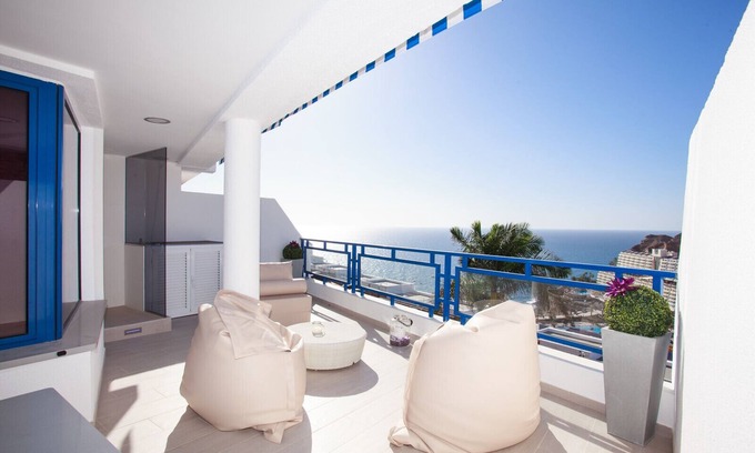 Taurito Apartment | Newly renovated designer apartment with a large terrace and sea views
