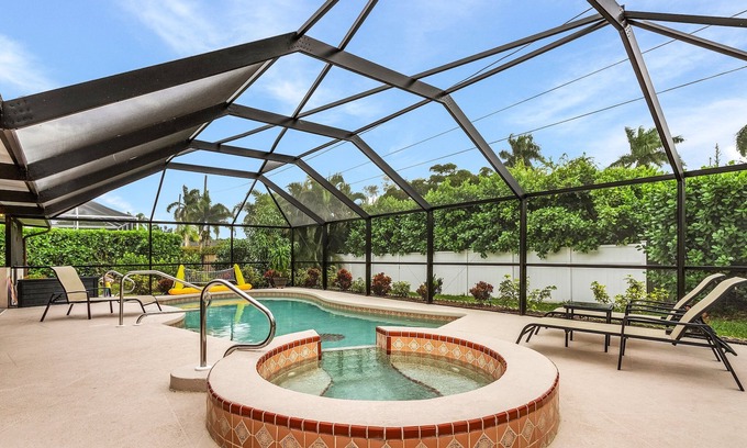 Bonita Shores House | Newly Renovated Private Pool Home -Minutes to Bonita Beach. Quiet location.
