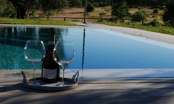 Colle di Val d'Elsa Villa | Nice apartment in villa with pool, WIFI, TV, patio and panoramic view, close to San Gimignano