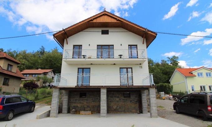 Zupanovice Apartment | Nice apartment for 5 guests with pool, WIFI, TV, patio, pets allowed and parking