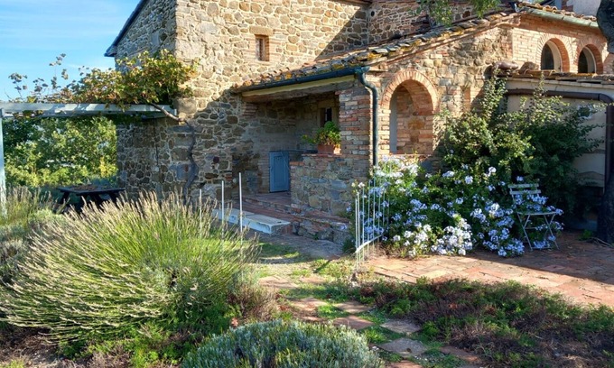 San Macario In Monte Villa | Nice apartment in villa for 2 guests with pool, A/C, WIFI, patio, panoramic view and parking