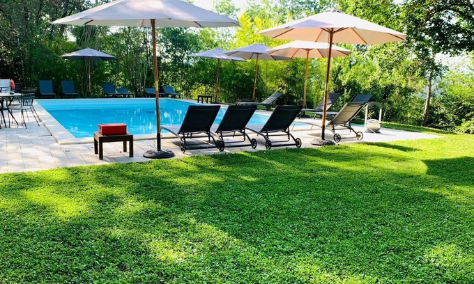 Bivio Lugnano Villa | Nice apartment in villa for 6 guests with A/C, pool, WIFI and TV