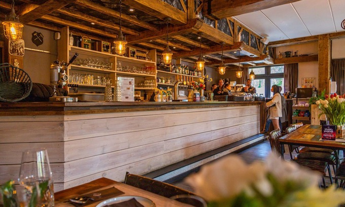 Zutendaal Ski Chalet | Nice chalet with dishwasher on a holiday park