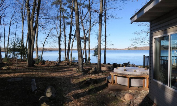 Birchwood Cabin | Nice Lake Escape, Hot Tub, Dog Friendly, on Trails
