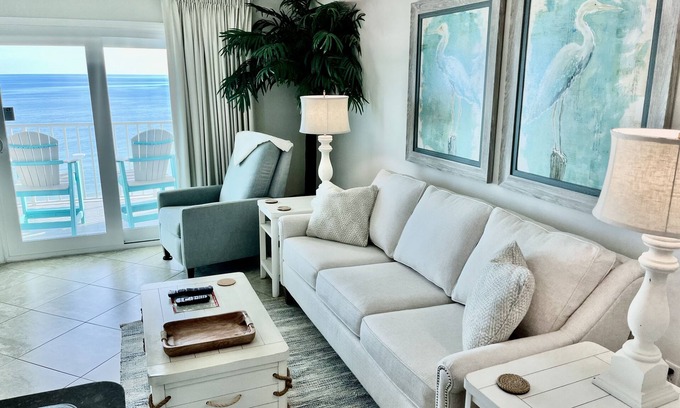 Gulf Shores Condo | No Host Fees, Beachfront Penthouse Located On The 9th Floor with Two Balconies!