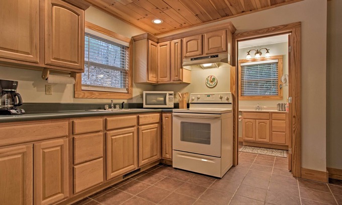 Zirconia Cottage | North Carolina Abode - Hot Tub, Foosball & Grill!