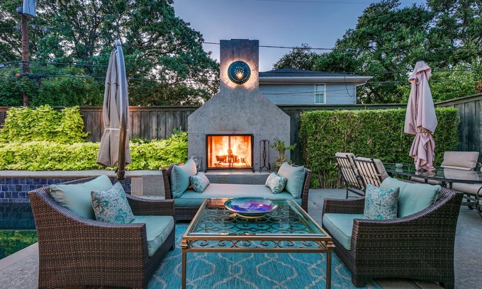 Dallas House | Oasis in the Heart of the City - Private Pool, Spa, & Wood-burning Fireplace