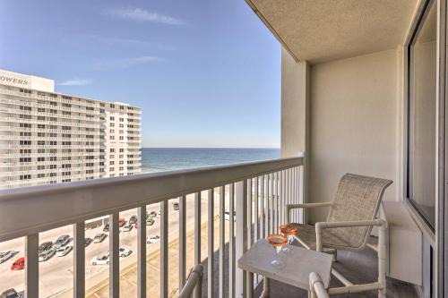 Ortona Park Apartment | Ocean-View Daytona Beach Resort Retreat with Balcony