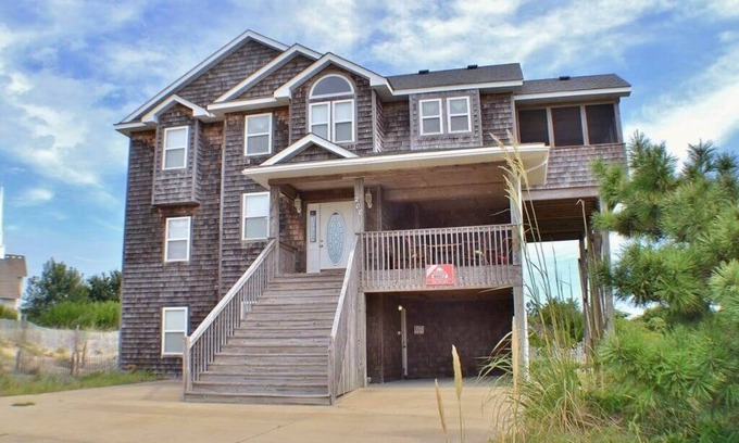 Nags Head House | Ocean views from this beautiful home, nestled in a quiet soundside community.