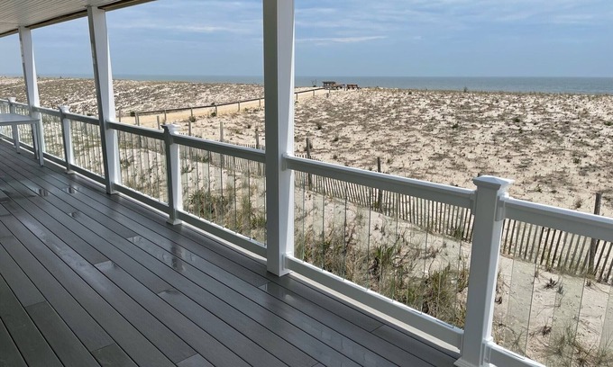 Beach Haven Crest House | Oceanfront! Downstairs. Recently Updated!