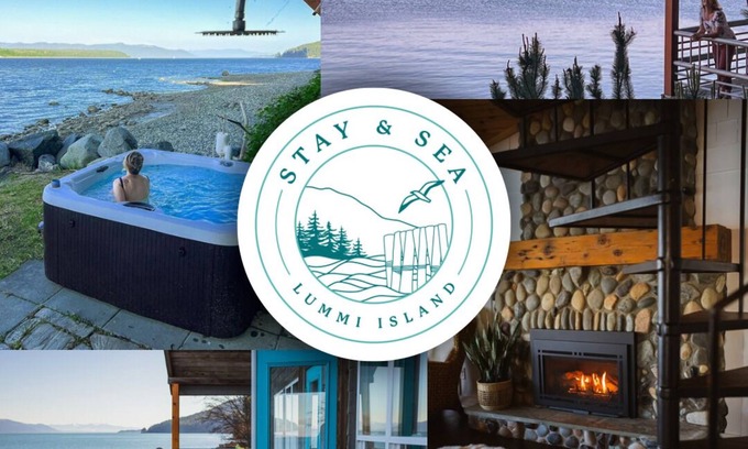 Lummi Island House | Oceanfront Home- Just Steps from Private Beach