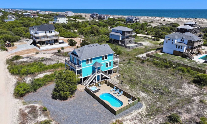 Carova Beach House | Oceanside, Priv Pool, Hot Tub, Foosball, Wild Horses- 4x2177, Frosty Shores