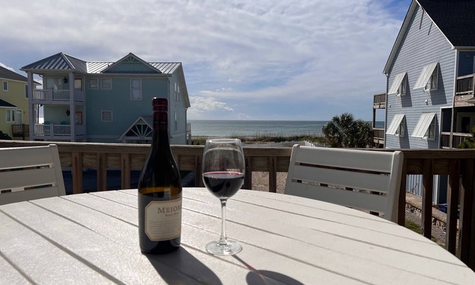 Sea Dreams Condo | Oceanside Triplex Condo, steps from the sand w/stunning ocean views!