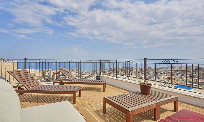 Castellammare del Golfo Apartment | Old penthouse with beautiful sea view terraces