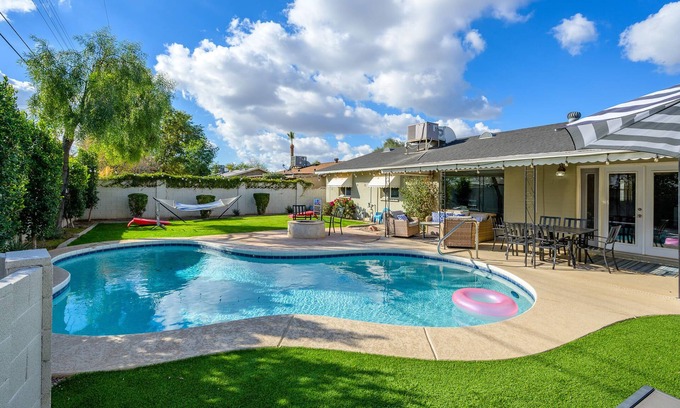 Cox Heights House | Old Town 4BR Gem | Pool, Firepit, WiFi, & Games!