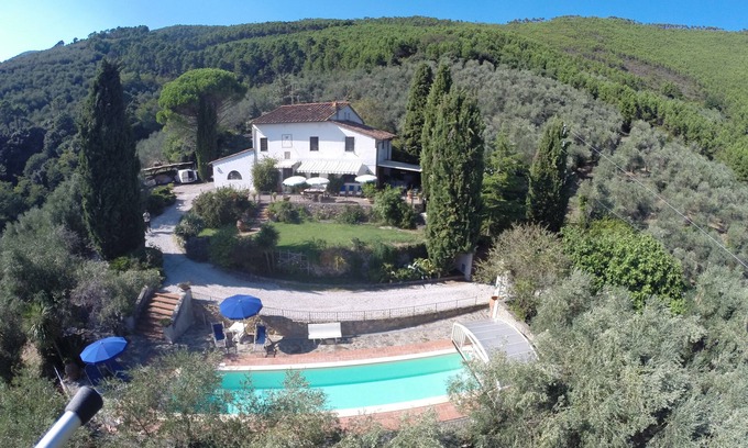 Vicopisano Villa | On the Hills Pisa-Lucca, Poetic Villa Salt Pool, Pace, Nature, poetry