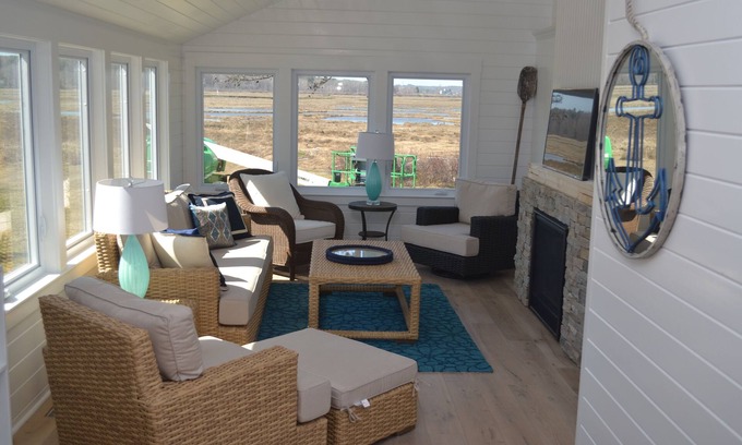 Pine Point House | ON THE MARSH WITH WATER VIEWS AND SUNSET CENTRAL AIR