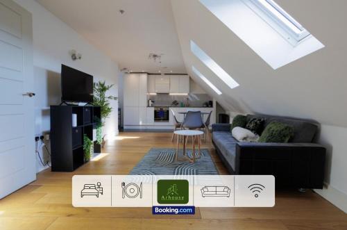 Grove Apartment | One Bedroom Apartment By Arhouse Apartments Short Lets & Serviced Accommodation Kingston With Free WiFi