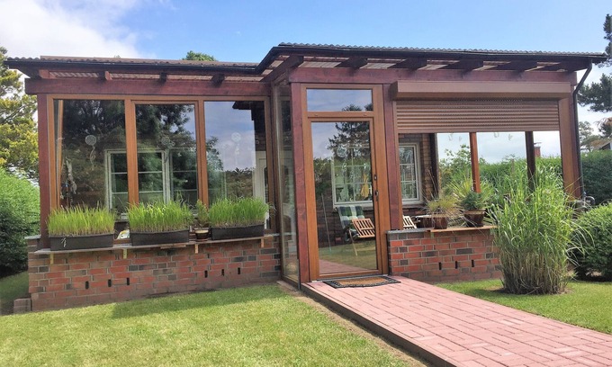 Stahlbrode House | Only 5 kilometers to Rügen without stress and without traffic jams. Top holiday home. 60 sqm.