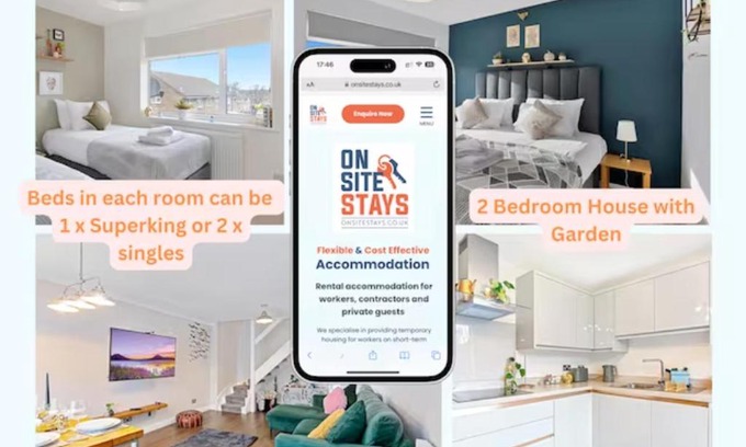 East Wickham House | OnSiteStays Welling, Modern 2 Bed House, Free Parking & Wifi