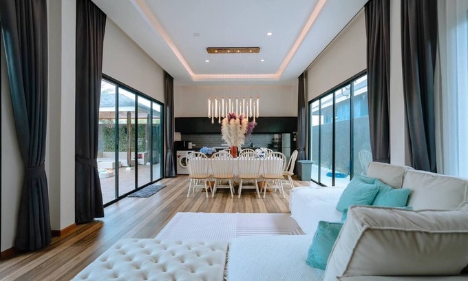 Kao Yai Villa | Orange Private Pool Villa, Near Cham Am Beach