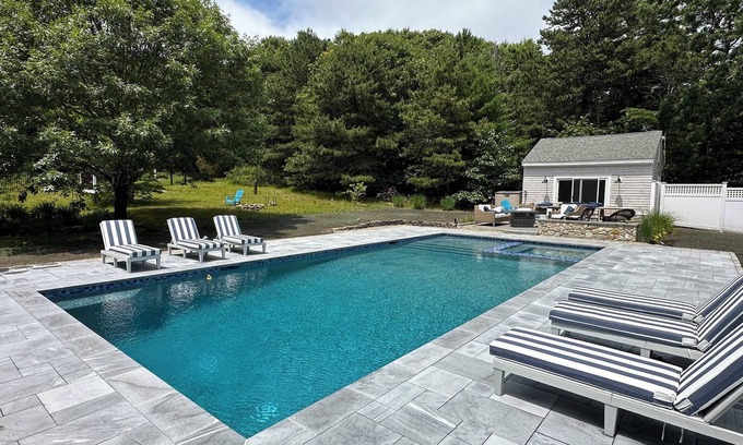Osterville House | Osterville Village - New Pool Large Yard + Outdoor Entertaining Area