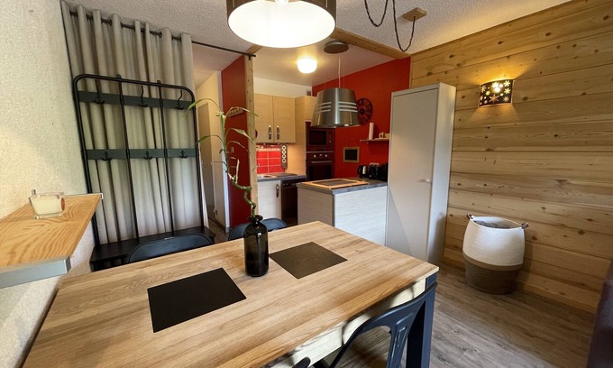 La Clusaz Apartment | Ours Blanc 11 - Studio 4 pers. 3* nice view