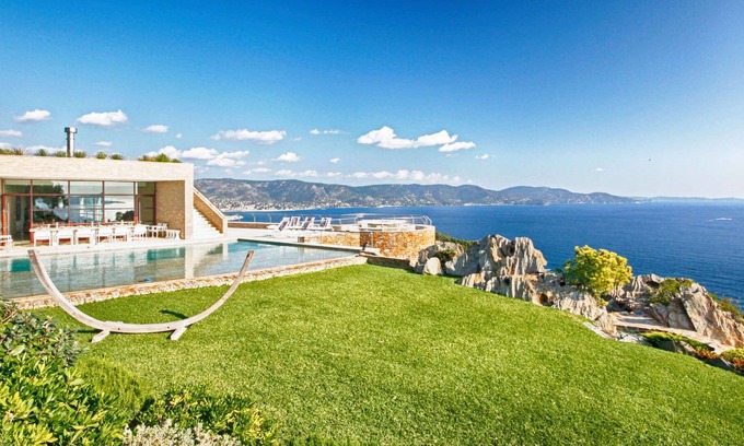 Cap Benat House | OVERLOOKING MEDITERRANEAN-JEWEL ON A PRIVATE ESTATE ON A MAGNIFICIENT GREENBELT