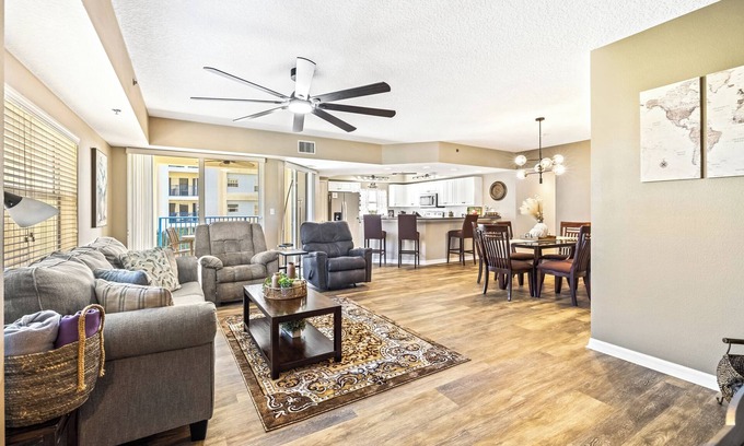 New Smyrna Beach Condo | OW15-401 Spacious Oceanwalk Corner Condo with Water Views and Easy Beach Access