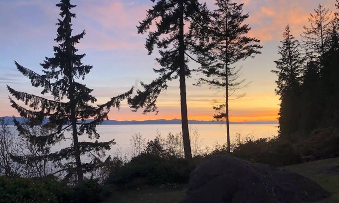 Juan de Fuca Electoral Area Condo | Pacific Oceanfront 2 king beds/2 bath,nfirepit, stairs to ocean deck, rainforest