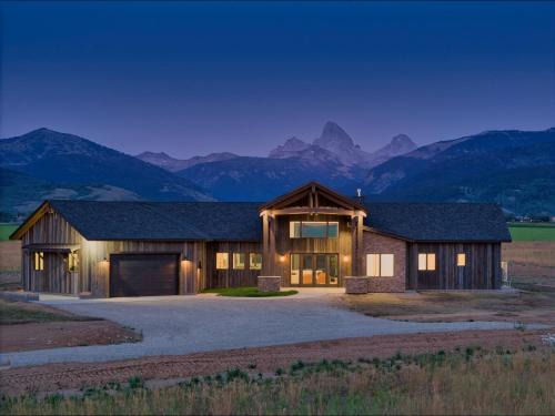 Driggs House | Panoramic Teton Views - Hot Tub - Theater Room