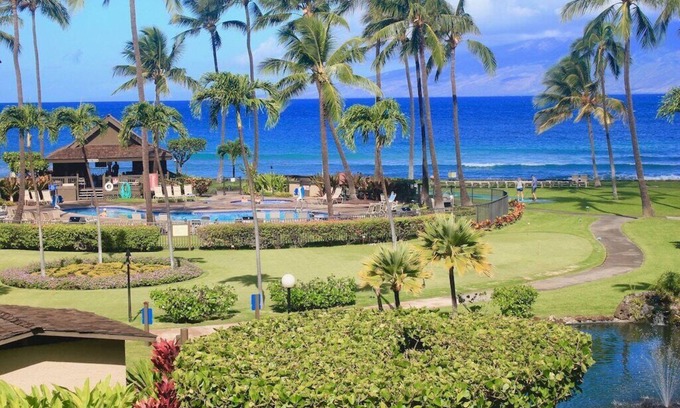 Honokowai Condo | Papakea H304 2BR/2BA Condo with Spectacular 180º Ocean Views & Central AC