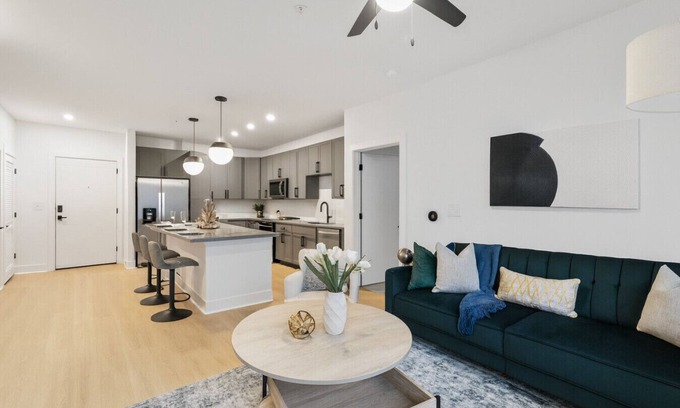 Five Points South Apartment | Parkside Chic 2BR Near Regions Field + Park